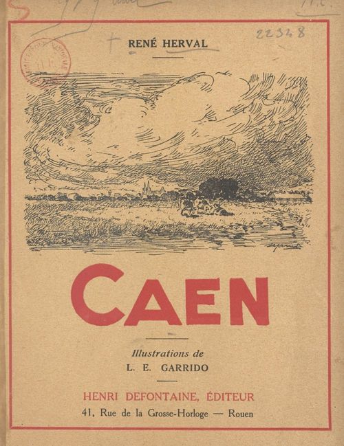Couverture ebook de Caen, de Rene Herval