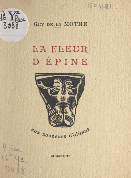 Couverture ebook de La fleur d'épine, de Guy De La Mothe