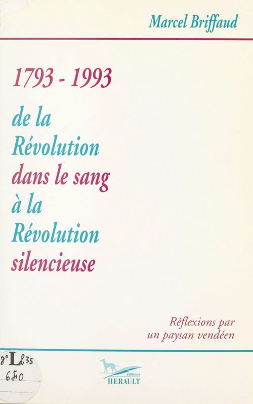 Couverture ebook de De la Révolution dans le sang à la Révolution silencieuse, de Marcel Briffaud