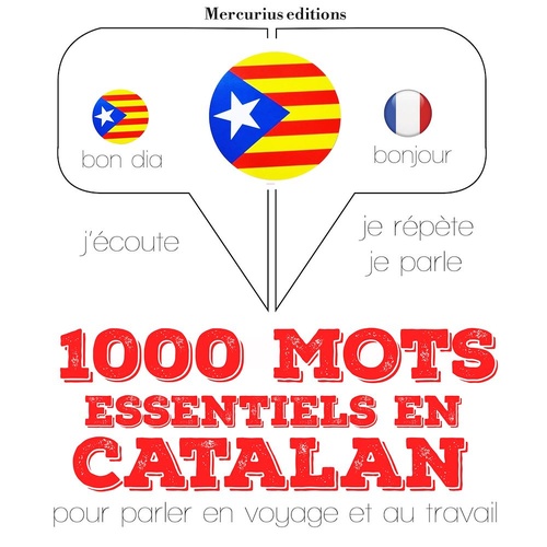 Couverture audiobook de 1000 mots essentiels en catalan, de Jm Gardner