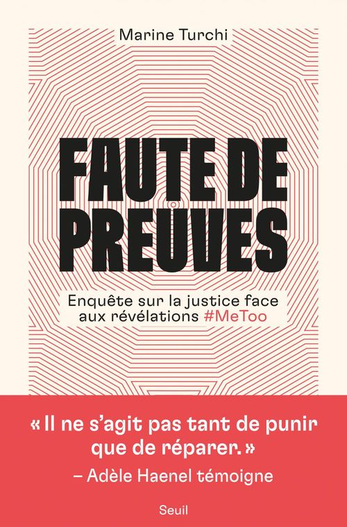 Couverture ebook de Faute de preuves, de Marine Turchi