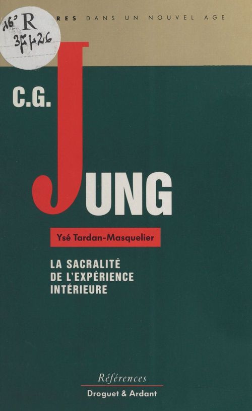 Couverture ebook de Carl Gustav Jung, la sacralité de l'expérience intérieure, de Ysé Tardan-Masquelier