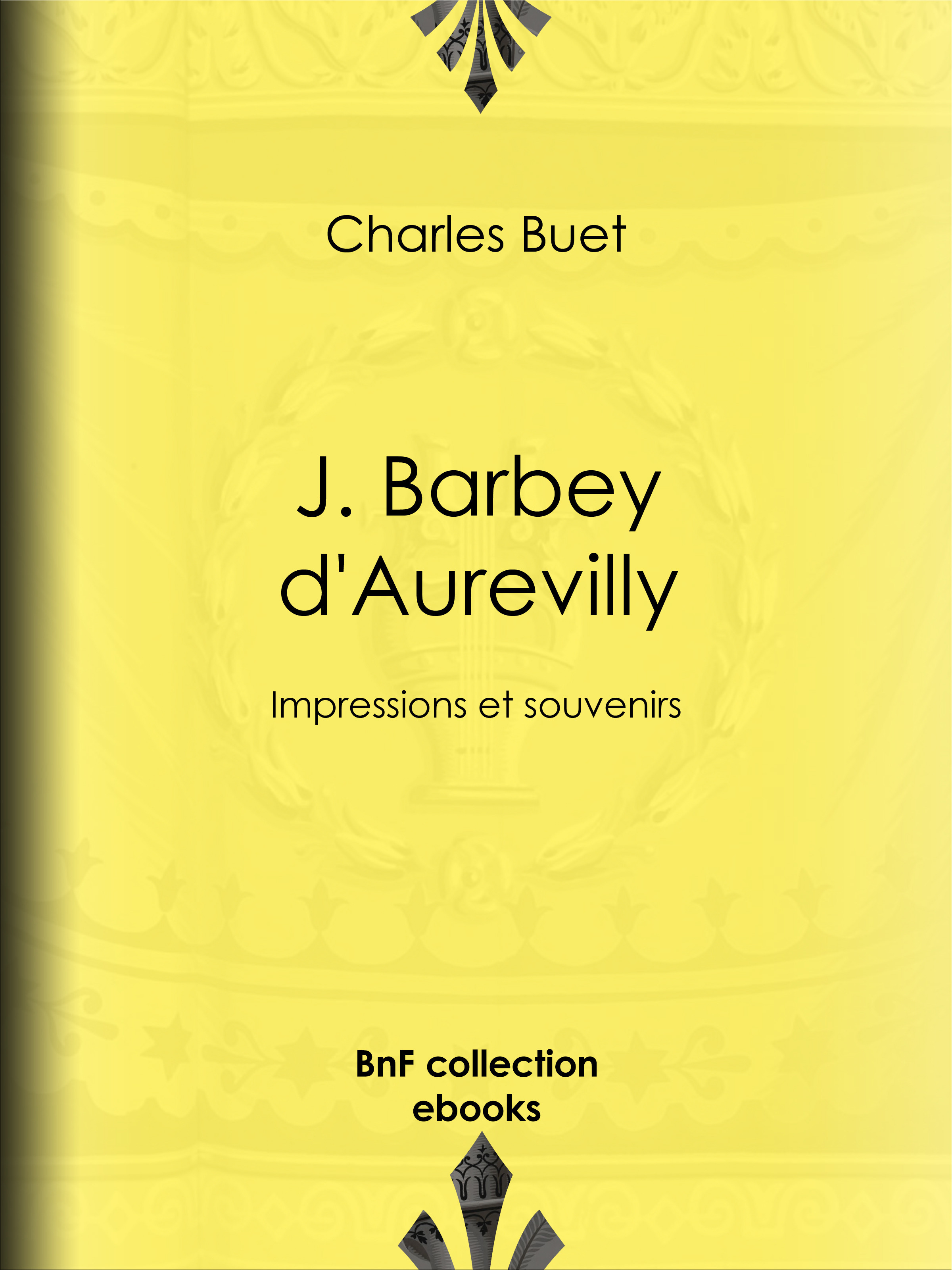 ebook cover of J. Barbey d'Aurevilly, by Charles Buet
