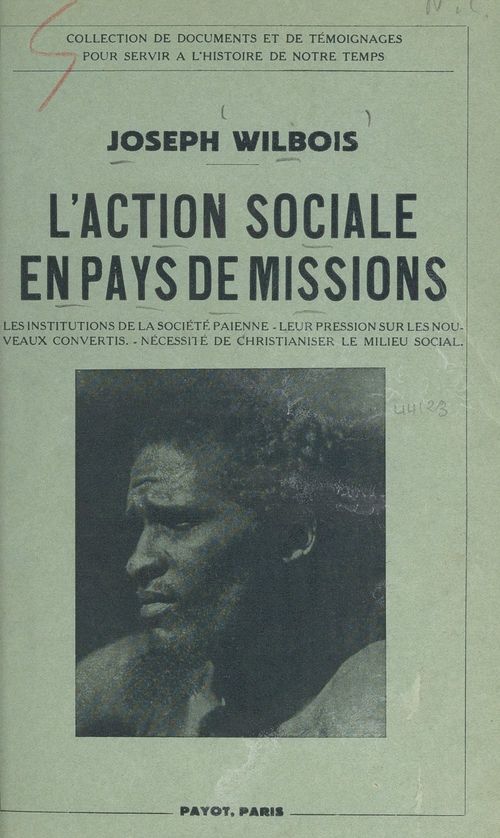 ebook cover of L'action sociale en pays de missions, by Joseph Wilbois