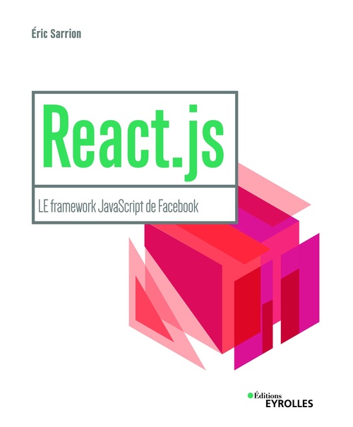 ebook cover of React.js, by Eric Sarrion