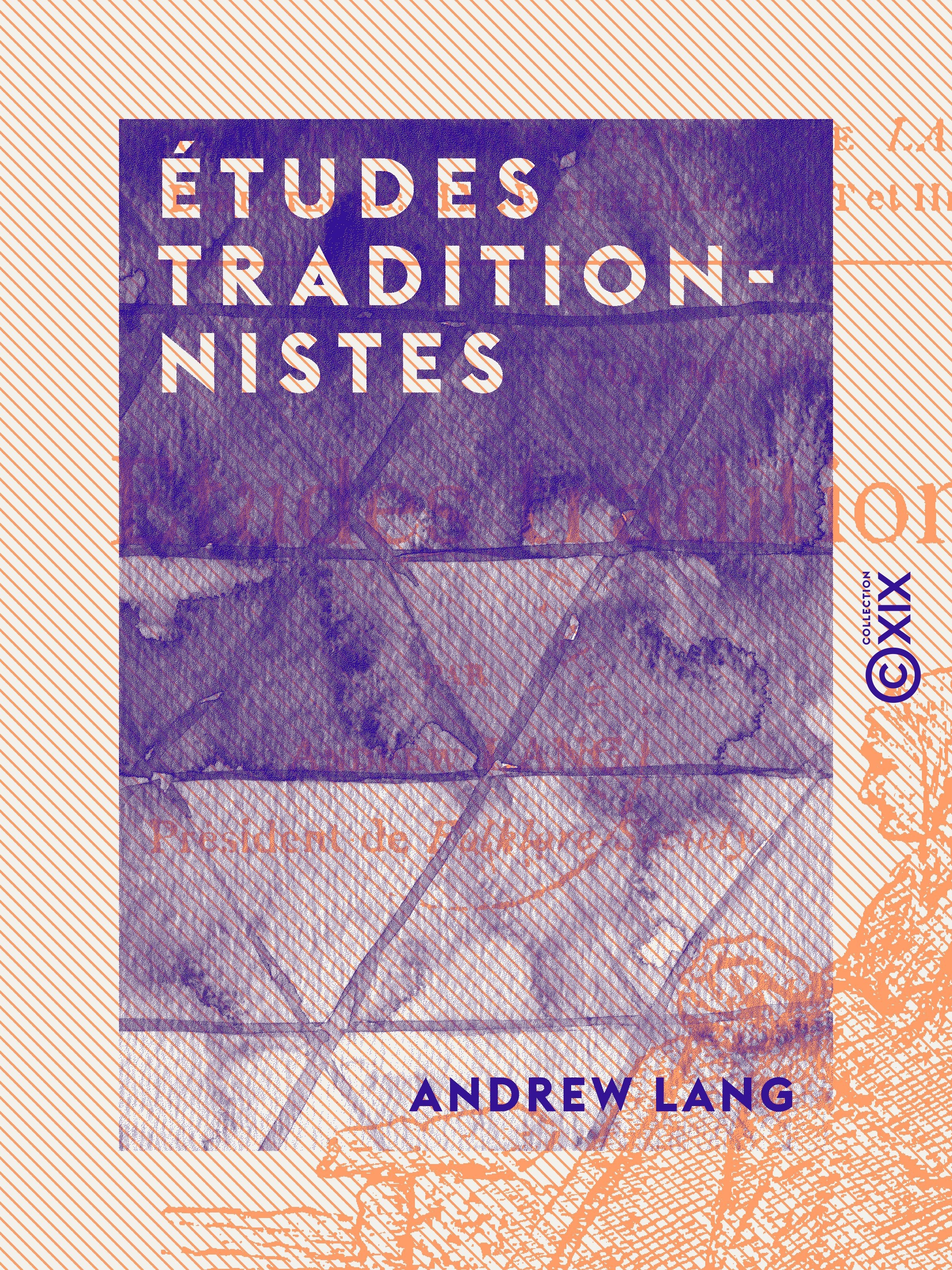 Couverture ebook de Études traditionnistes, de Andrew Lang