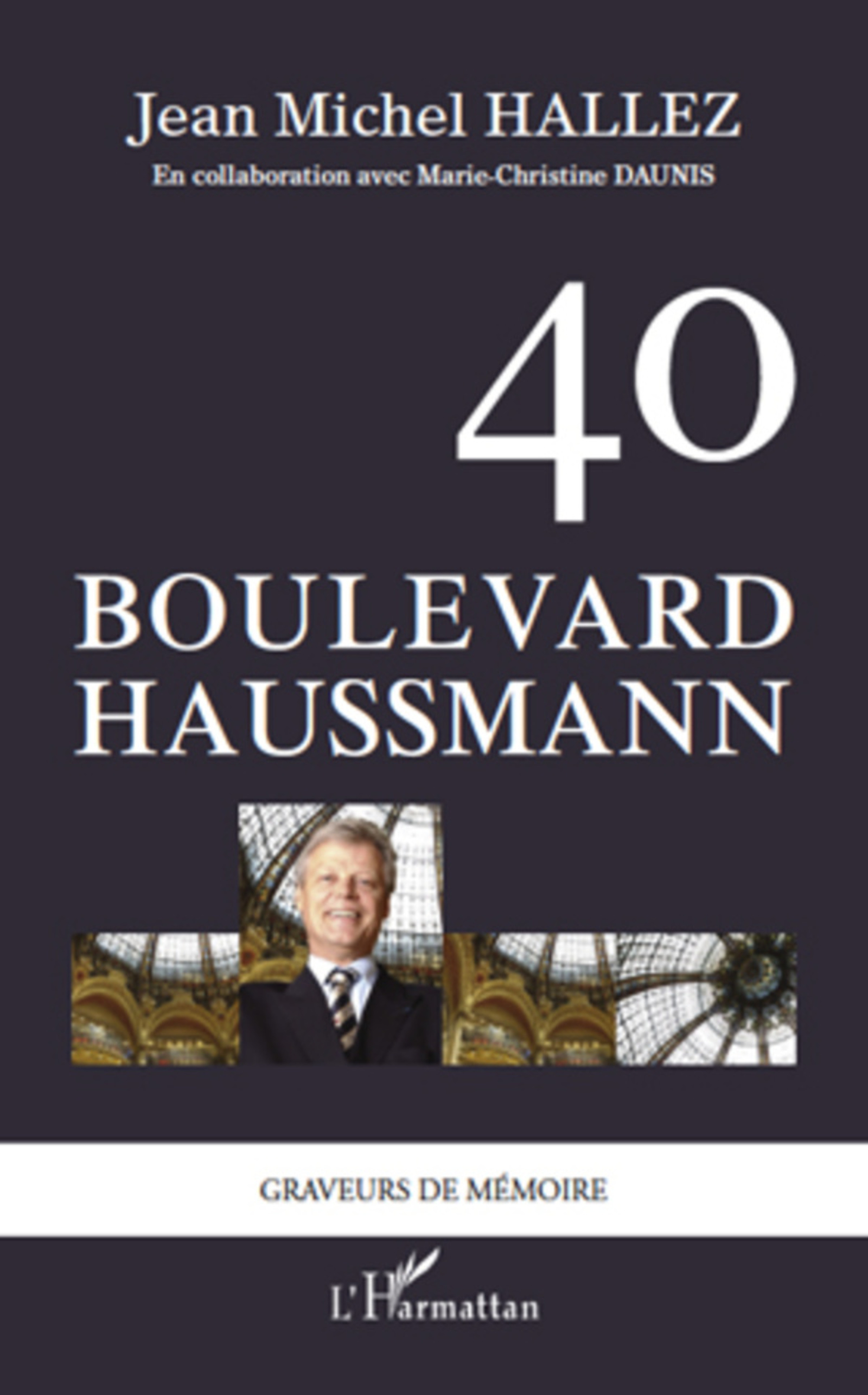 ebook cover of 40 boulevard Haussmann, by Jean Michel Hallez