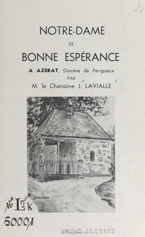 ebook cover of Notre-Dame de Bonne Espérance à Azerat, diocèse de Périgueux, by J. Lavialle