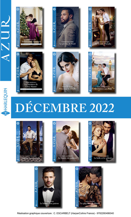 Couverture ebook de Pack mensuel Aur - 11 romans + 1 titre gratuit (Décembre 2022), de Collectif
