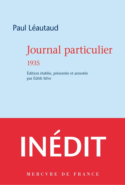 Couverture ebook de Journal particulier. 1935, de Paul Léautaud