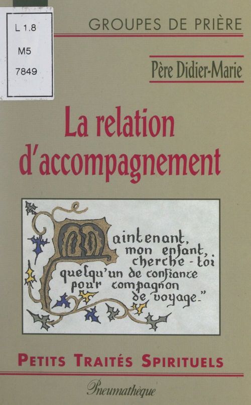ebook cover of La relation d'accompagnement, by Didier-Marie Proton