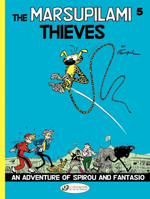 ebook cover of Spirou & Fantasio - Volume 4 - The Marsupilami Thieves, by André Franquin