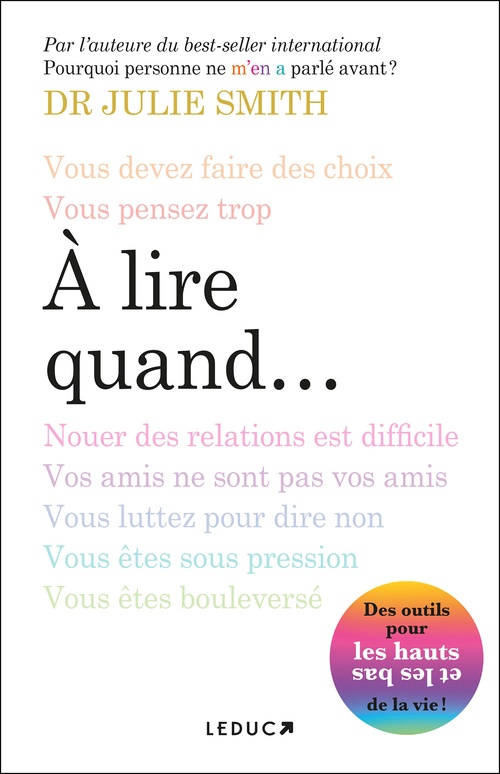 ebook cover of À lire quand..., by Dr Julie Smith