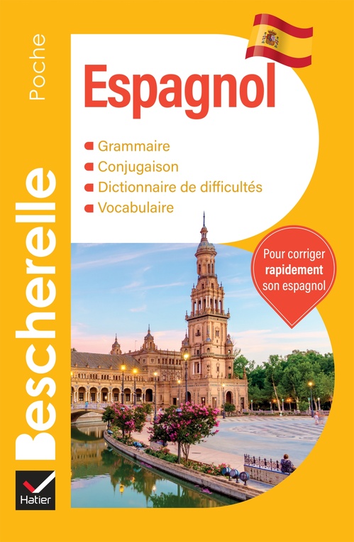 Couverture ebook de Bescherelle - Espagnol (poche), de Monica Castillo, Marta Lopez-Izquierdo