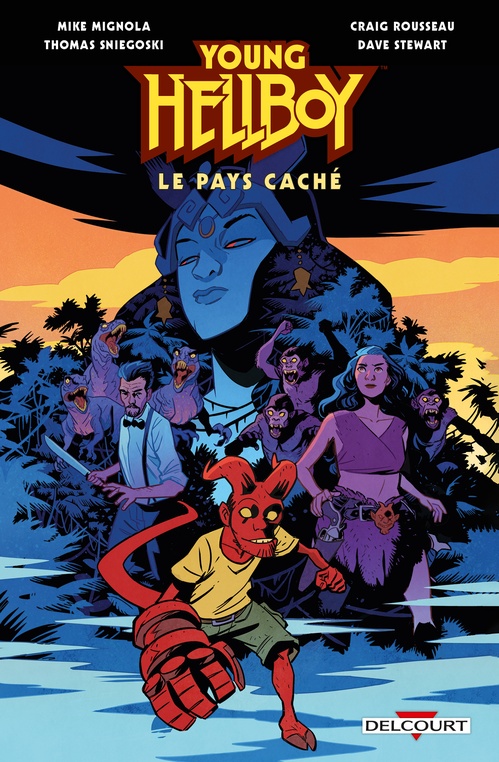 Couverture ebook de Young Hellboy T01 - Le Pays Caché, de Craig Rousseau