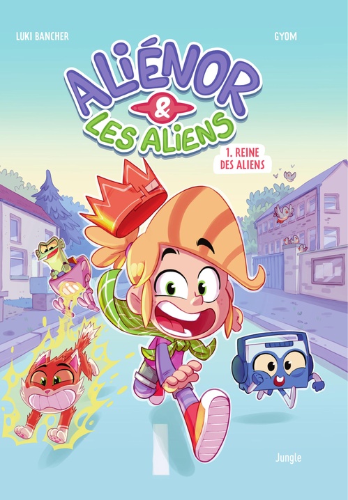 Couverture ebook de Alienor et les aliens - Tome 1 - Alienor et les aliens, de Luki Bancher
