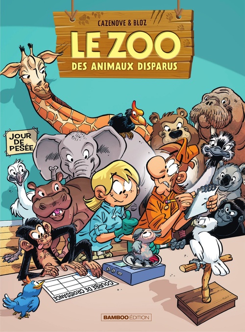 Couverture ebook de Le Zoo des animaux disparus - Tome 7 - Le Zoo des animaux disparus, de Christophe Cazenove