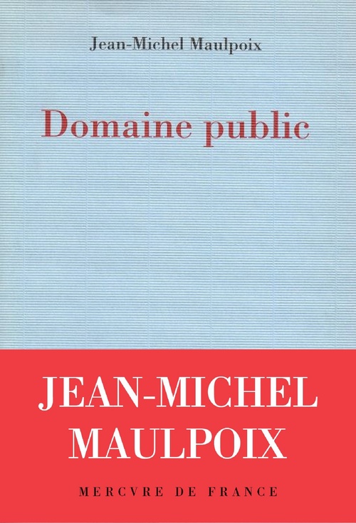 Couverture ebook de Domaine public, de Jean-Michel Maulpoix