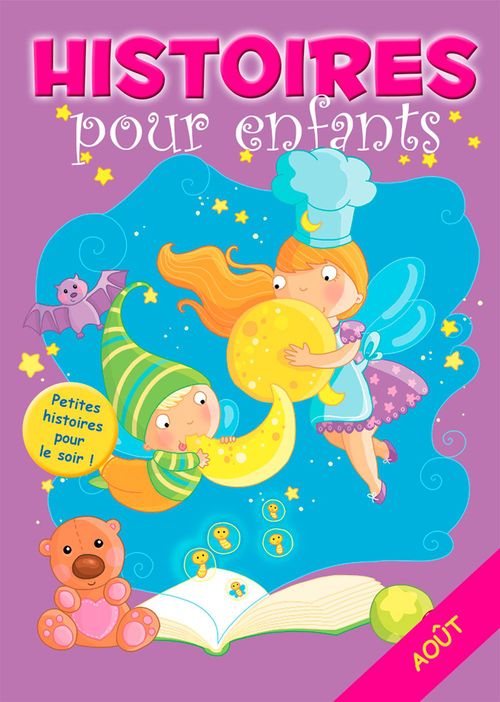 ebook cover of 31 histoires à lire avant de dormir en août, by Claire Bertholet, Histoires A Lire Avant De Dormir, Sally-Ann Hopwood