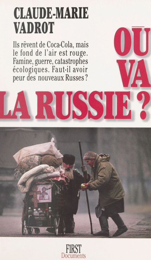 Couverture ebook de Où va la Russie ?, de Claude-marie Vadrot