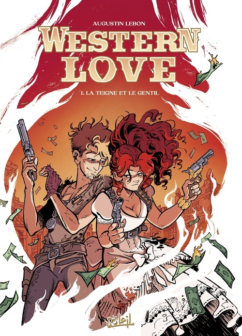 Couverture ebook de Western Love T01 - La Teigne et le gentil, de Augustin Lebon