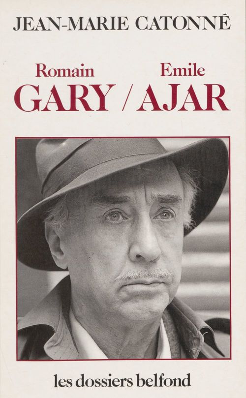 Couverture ebook de Romain Gary / Émile Ajar, de Catonne Jean-Marie
