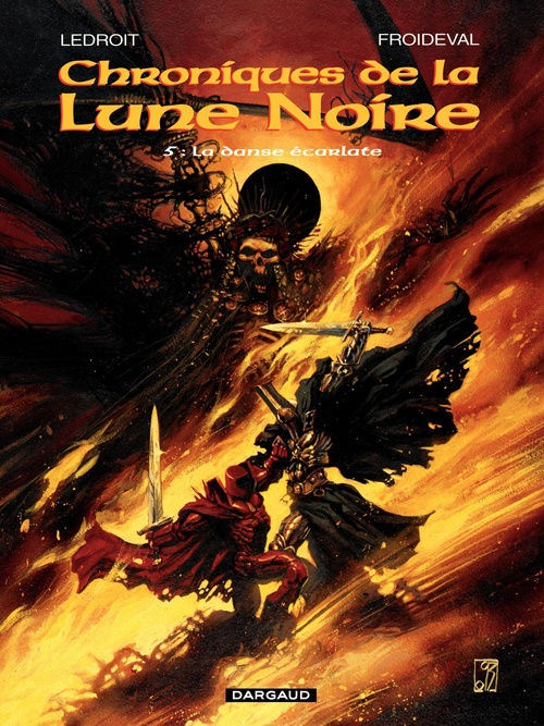 ebook cover of Les Chroniques de la Lune Noire - Tome 5 - La Danse Écarlate, by François Froideval, Olivier Ledroit
