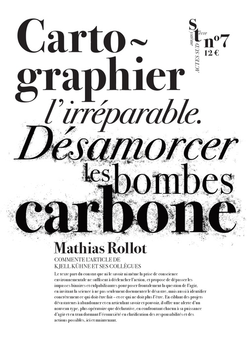 Couverture ebook de Cartographier l'irréparable, de Mathias Rollot