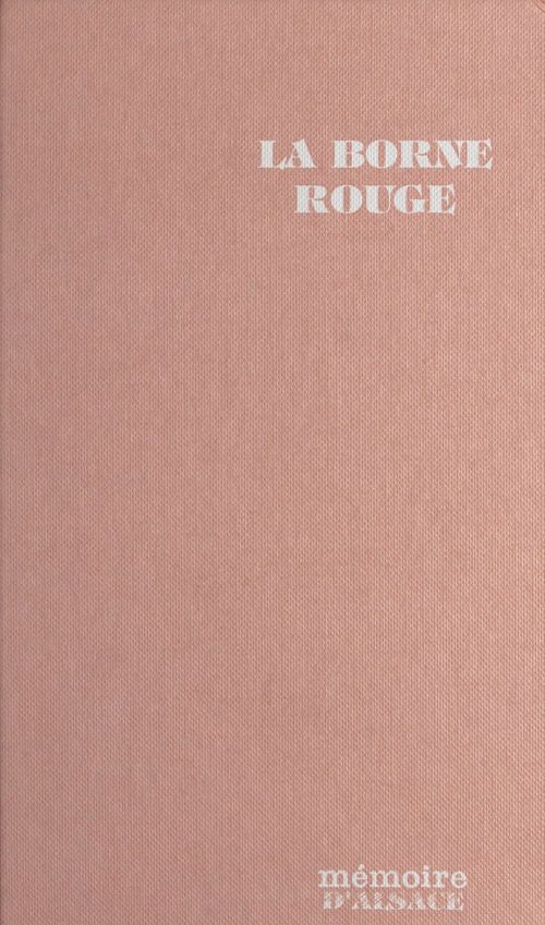 ebook cover of La borne rouge, by Florent Holveck