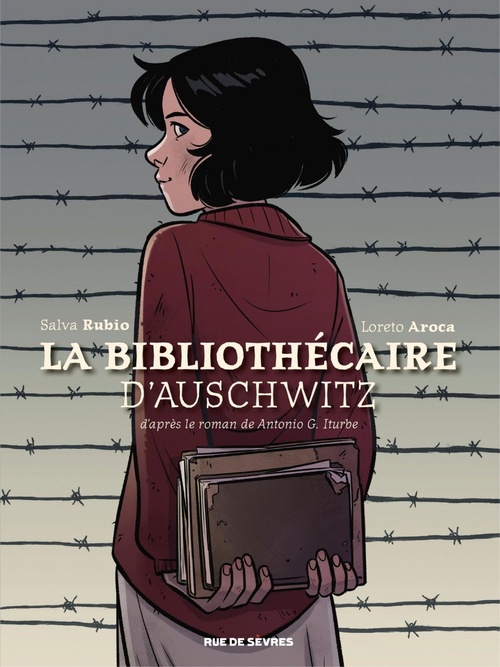 Couverture ebook de La Bibliothécaire d'Auschwitz, de Salva Rubio, Loreto Aroca