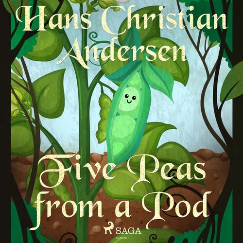 audiobook cover of Five Peas from a Pod, by Hans Christian Andersen