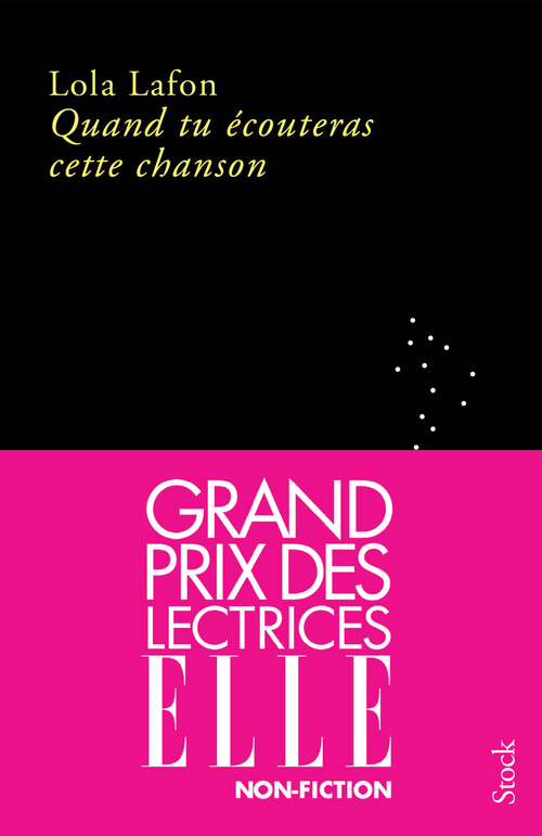 Couverture ebook de Quand tu écouteras cette chanson GRAND PRIX DES LECTRICES ELLE 2023, de Lola Lafon