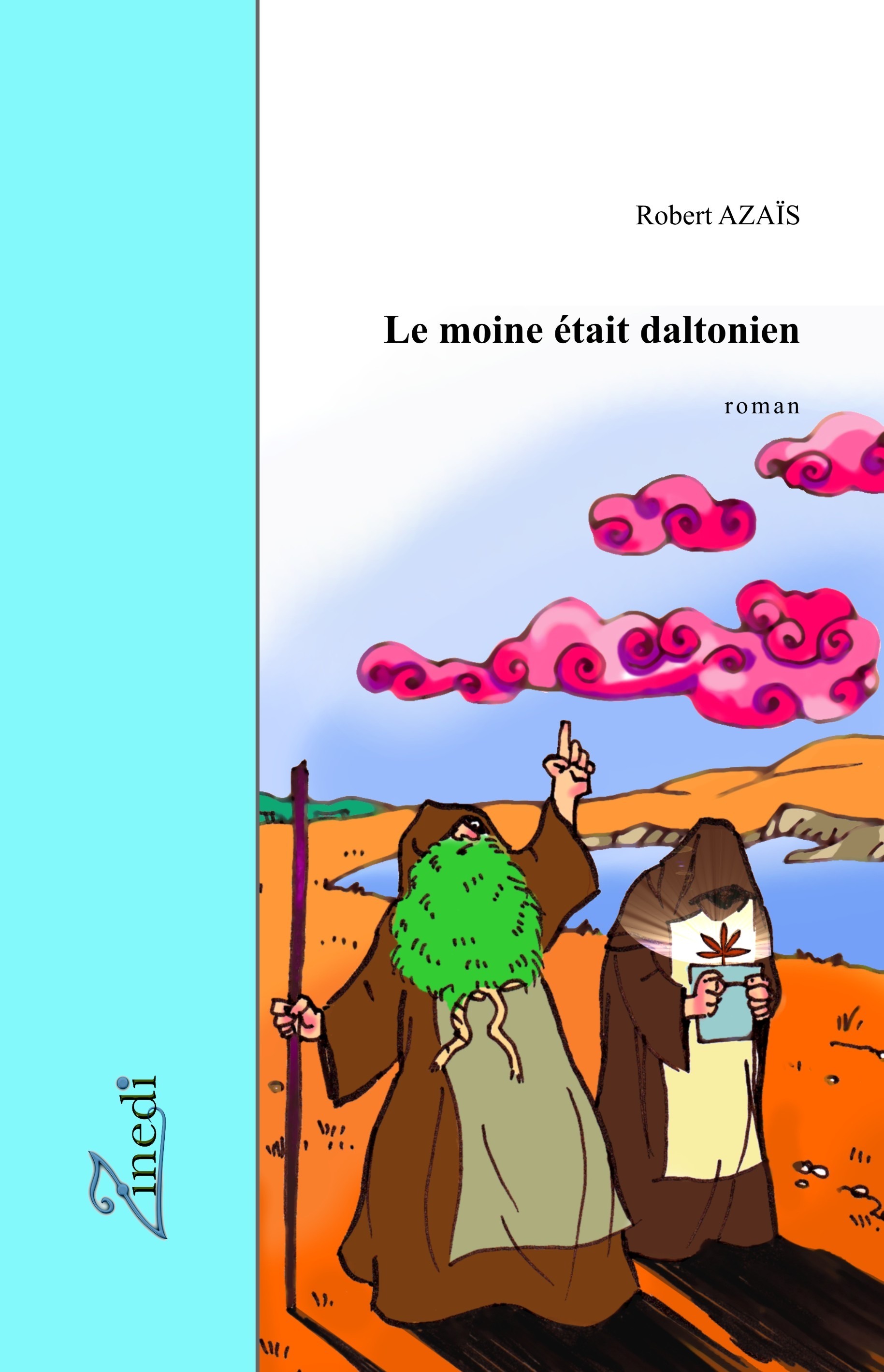Couverture ebook de Le moine était daltonien, de Robert Azais
