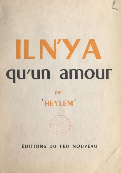 ebook cover of Il n'y a qu'un amour, by Heylem