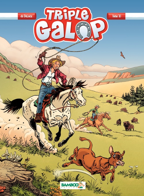 Couverture ebook de Triple Galop - Tome 10, de Benoît Du Peloux
