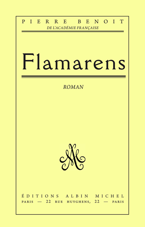 ebook cover of Flamarens, by Pierre Benoit