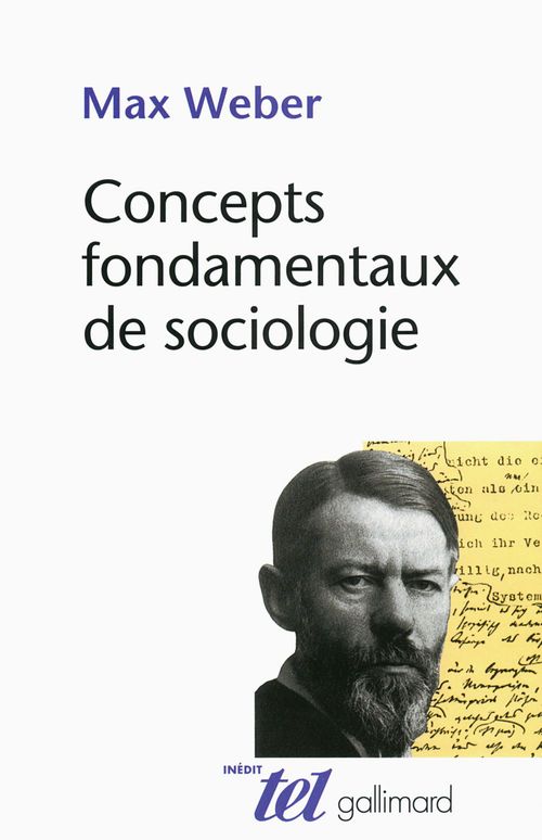Couverture ebook de Concepts fondamentaux de sociologie, de Max Weber