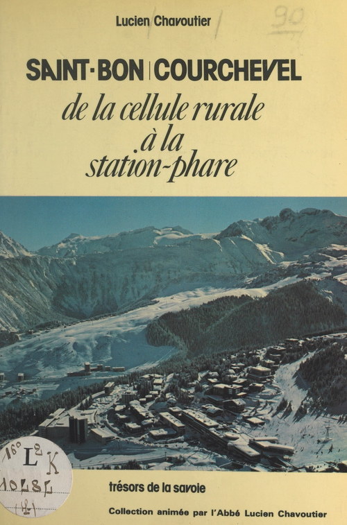 Couverture ebook de Saint-Bon Courchevel, de Lucien Chavoutier