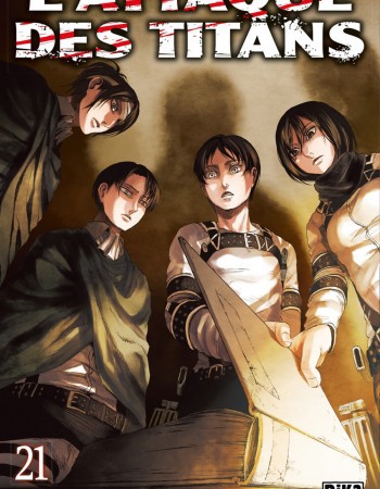 ebook cover of L'Attaque des Titans T21, by Hajime Isayama