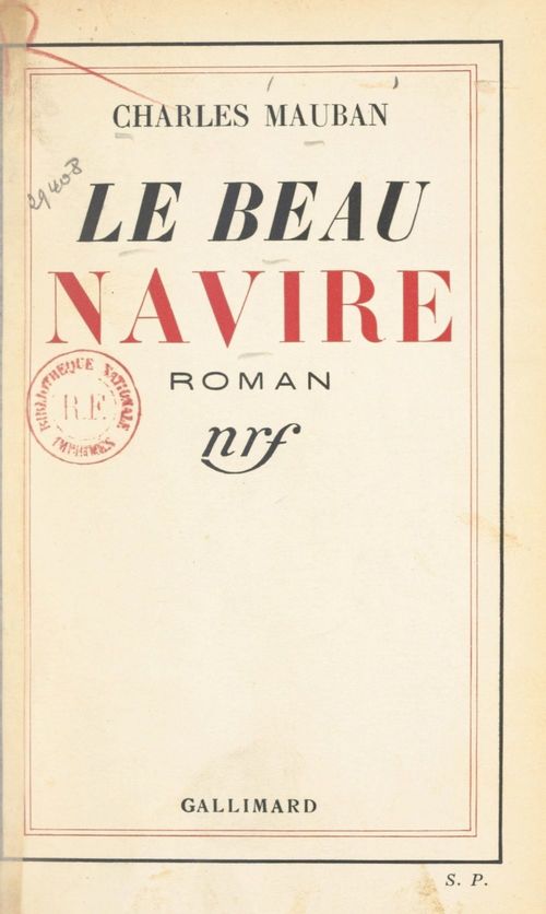 ebook cover of Le beau navire, by Charles Mauban