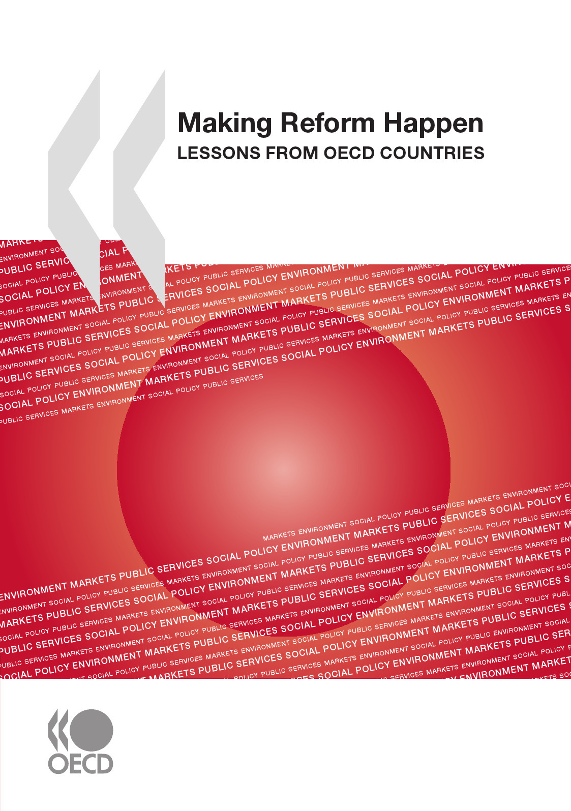 ebook cover of Making Reform Happen, by Collectif