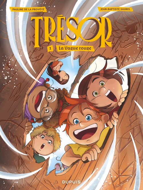 Couverture ebook de Trésor - Tome 1 - La vague rouge, de Jean-Baptiste Saurel