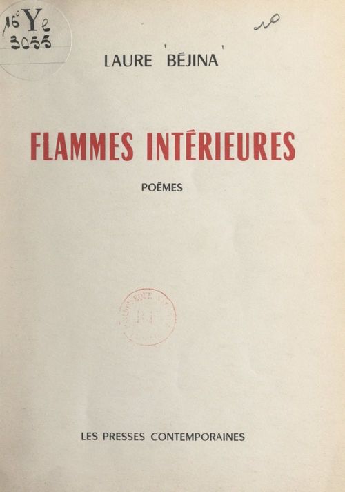 ebook cover of Flammes intérieures, by Laure Bejina