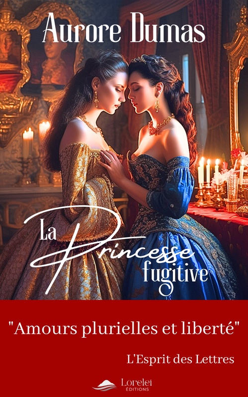 Couverture ebook de La princesse fugitive, de Aurore Dumas