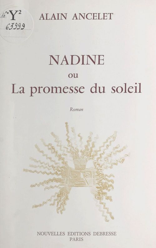 ebook cover of Nadine ou La promesse du soleil, by Alain Ancelet