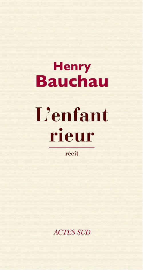 Couverture ebook de L'Enfant rieur, de Henry Bauchau