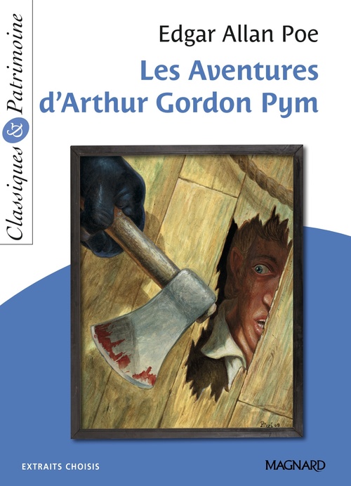 Couverture ebook de Les Aventures d'Arthur Gordon Pym - Classiques et Patrimoine, de Edgar Allan Poe