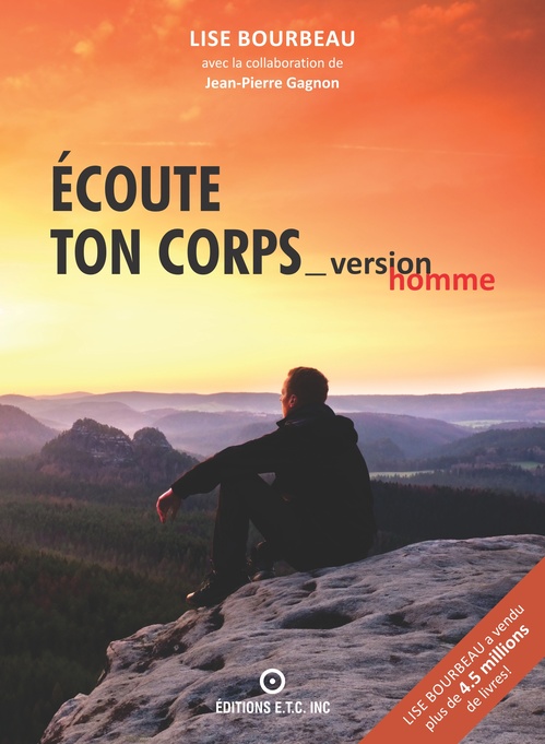 Couverture ebook de Écoute ton corps - version homme, de Lise Bourbeau