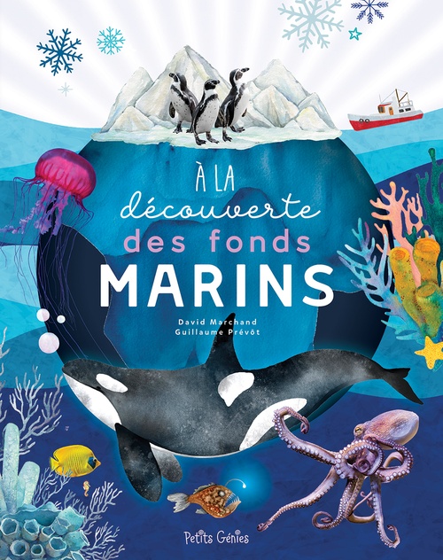 ebook cover of À la découverte des fonds marins, by David Marchand, Guillaume Prévôt