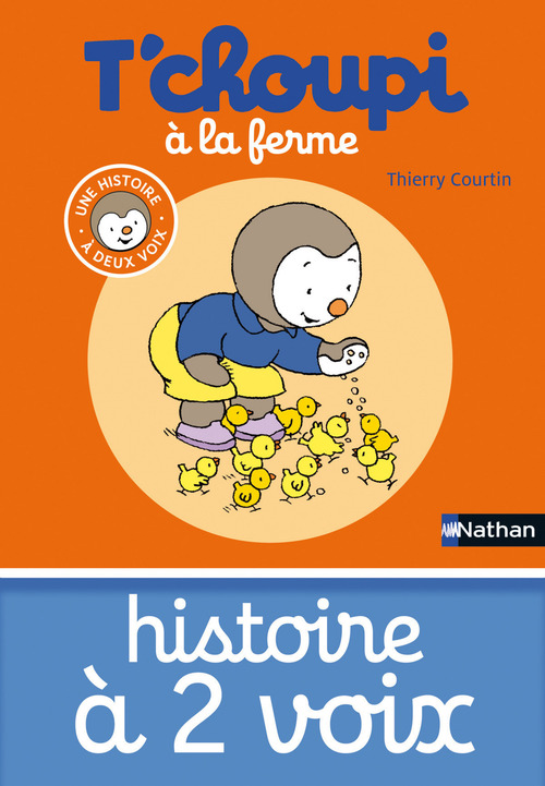 Couverture ebook de T'choupi a la ferme - enrichi, de Thierry Courtin